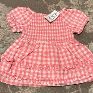The Children's Place Pink Checkered Baby Dress